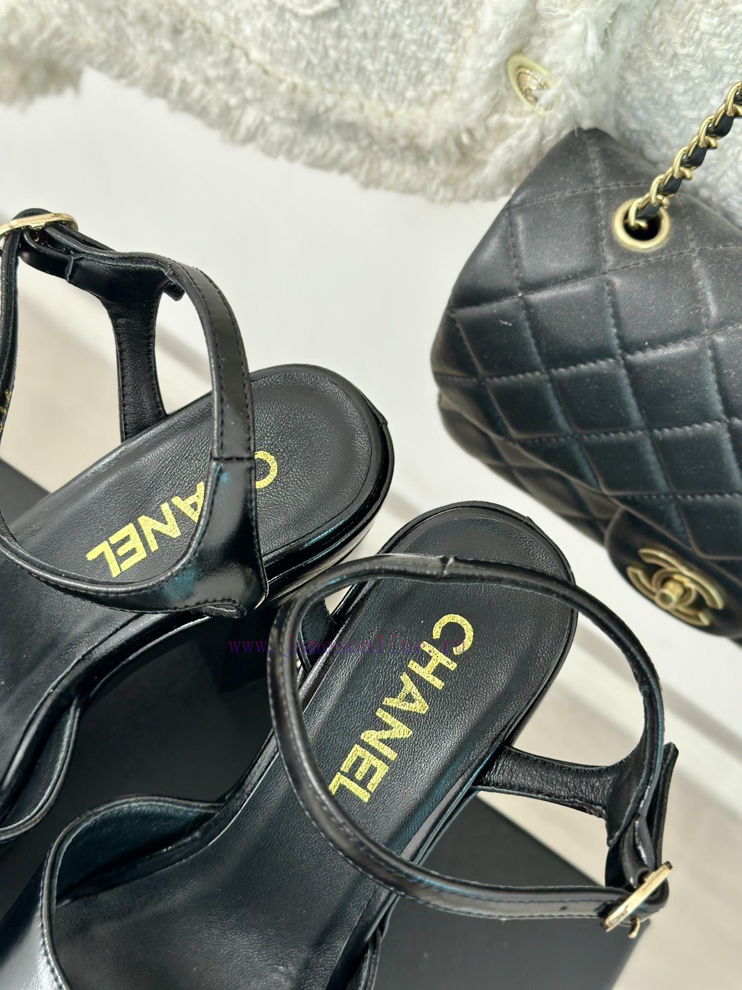 Chanel | Chanel 24P Spring/Summer New ProductsDouble C waterproof platform coarse heel sandazvad7d1t - Image 9