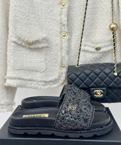 Chanel | Chanel 24P New ProductDouble C cool mat woven lazy slippersSimple and atmospheric, ryd2pks3
