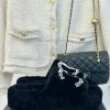 Chanel | Chanel Classic Double C Diamond Thick Bottom Hairy SlippersThe "First to Wear" serizzdzlils