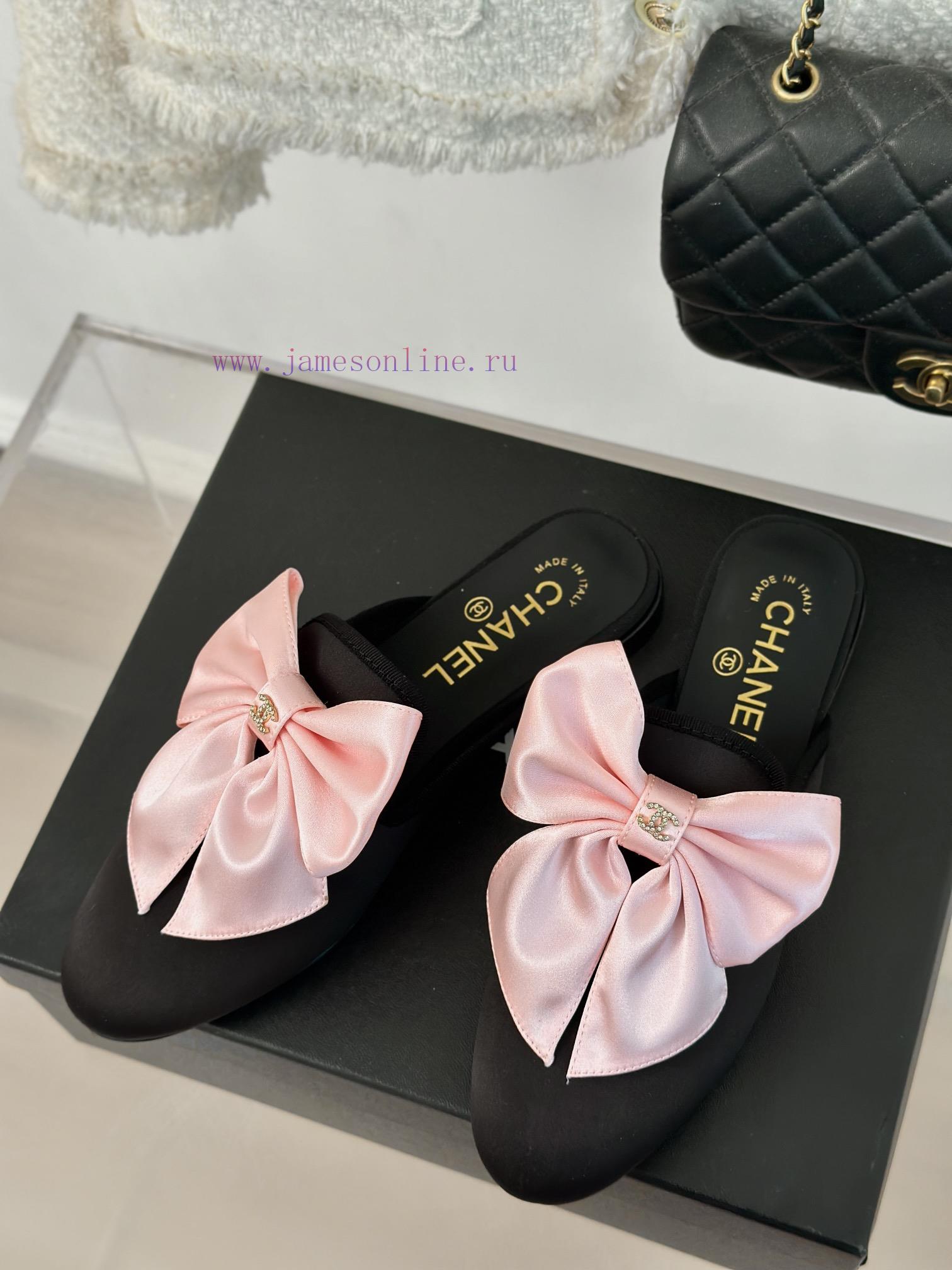 Chanel | Chanel 24P New ProductBig Bow Double C Half Drag SeriesSuper immortal big bow slippi2s0t64t - Image 3