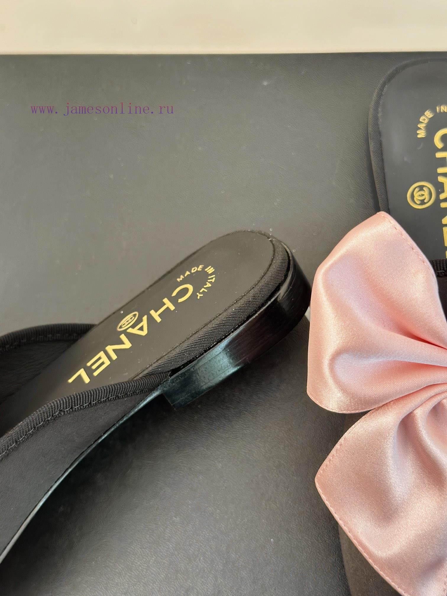 Chanel | Chanel 24P New ProductBig Bow Double C Half Drag SeriesSuper immortal big bow slippi2s0t64t - Image 7