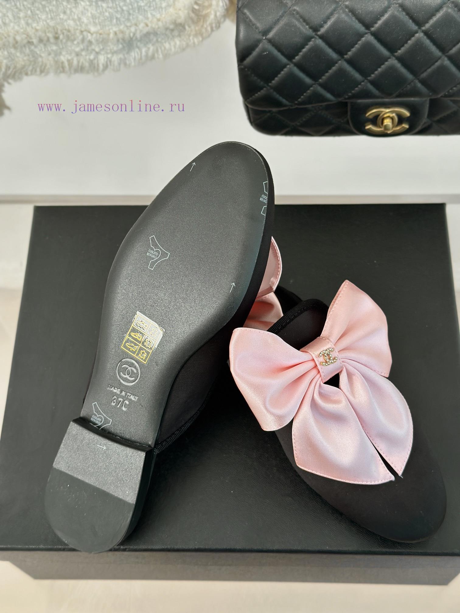 Chanel | Chanel 24P New ProductBig Bow Double C Half Drag SeriesSuper immortal big bow slippi2s0t64t - Image 10