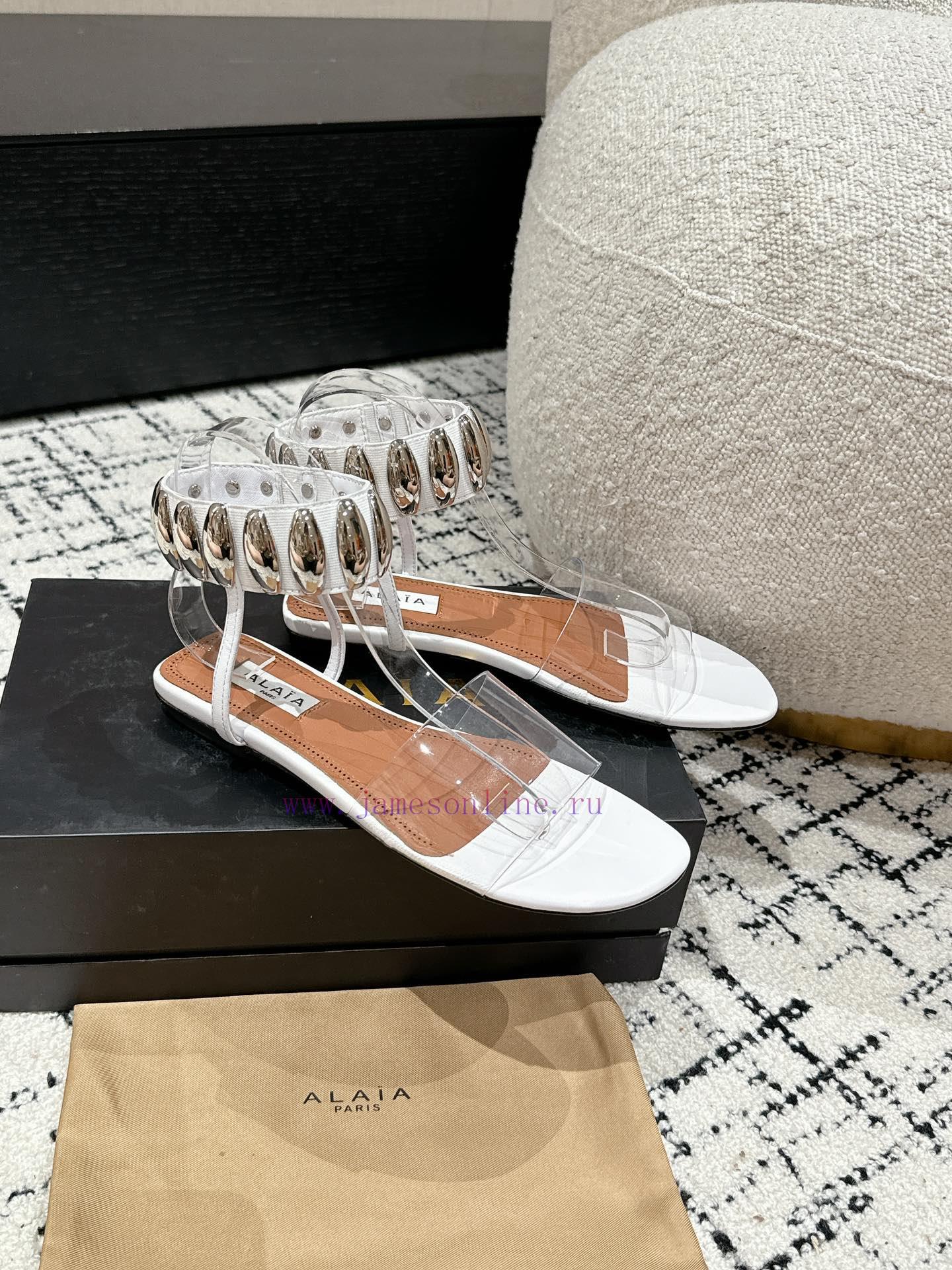 Alaia 24/Metal Buckle Sandals is a popular item with a minimalist aesthetic. The Alaia minimlnphbm9r - Image 3