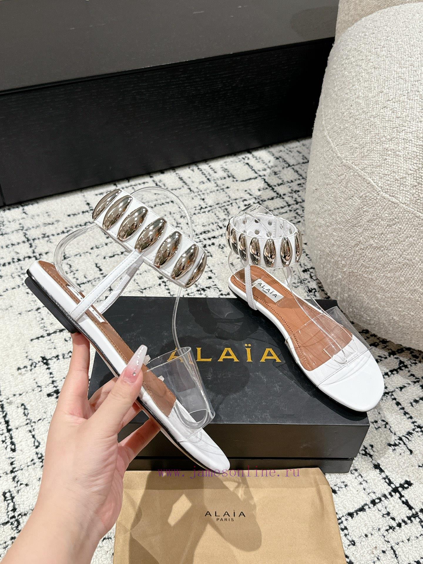 Alaia 24/Metal Buckle Sandals is a popular item with a minimalist aesthetic. The Alaia minimlnphbm9r - Image 5