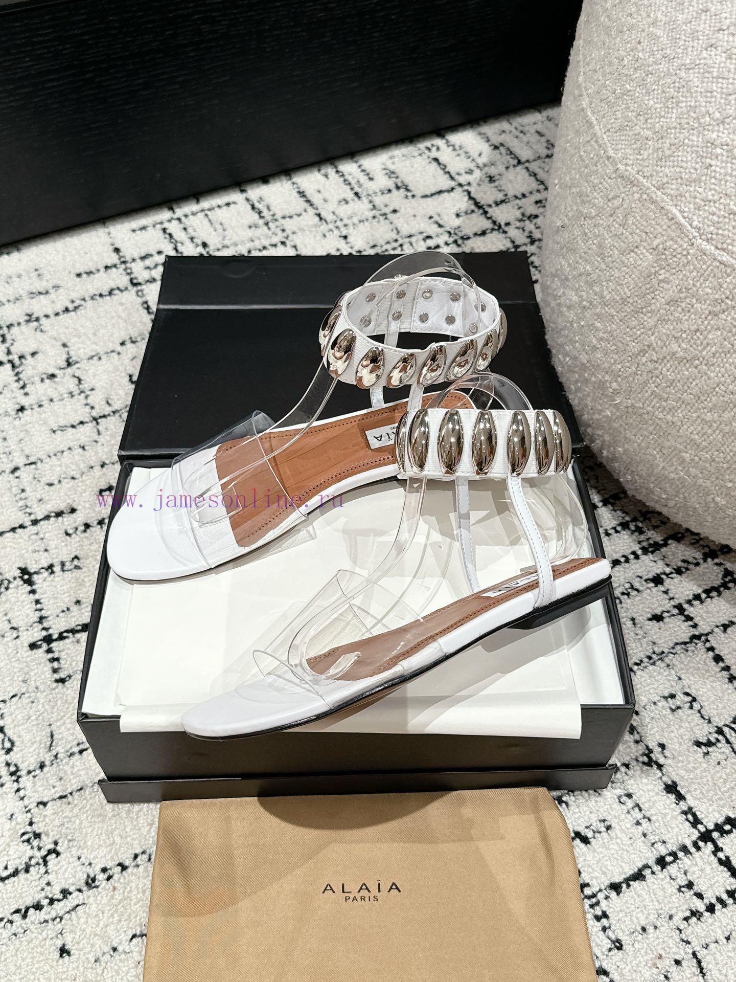 Alaia 24/Metal Buckle Sandals is a popular item with a minimalist aesthetic. The Alaia minimlnphbm9r - Image 6
