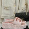 Chanel | Chanel Classic Thick Bottom Large Pair C SlippersMinimalist Double C Design Versatifrjhjvii