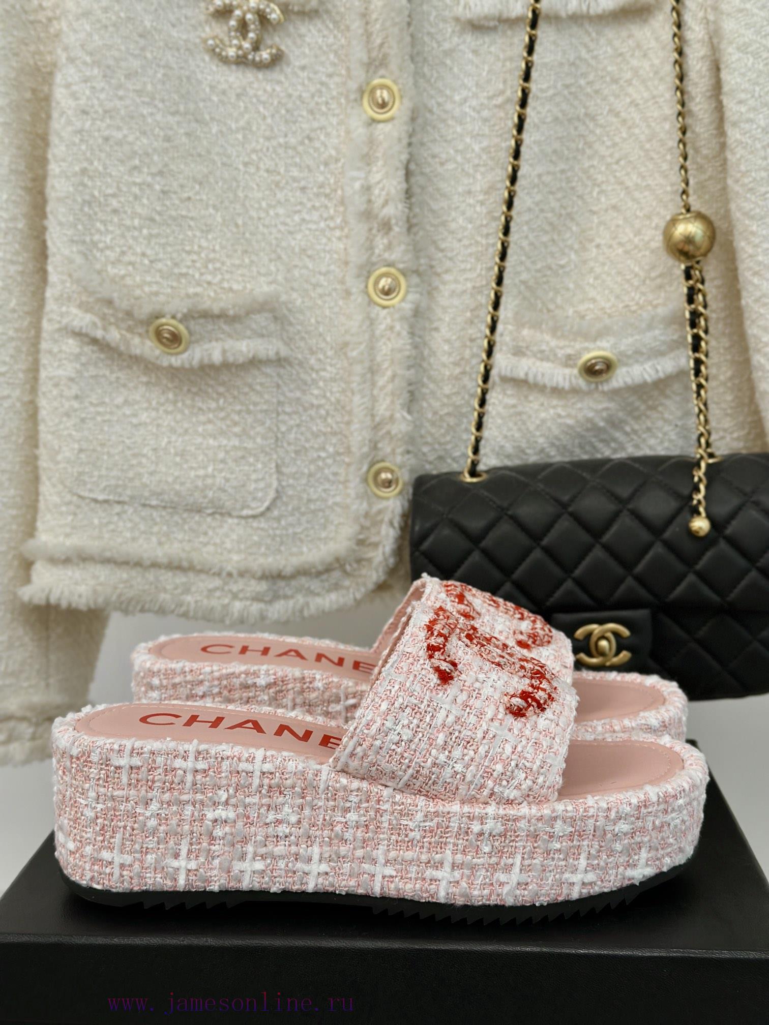 Chanel | Chanel Classic Thick Bottom Large Pair C SlippersMinimalist Double C Design Versatifrjhjvii