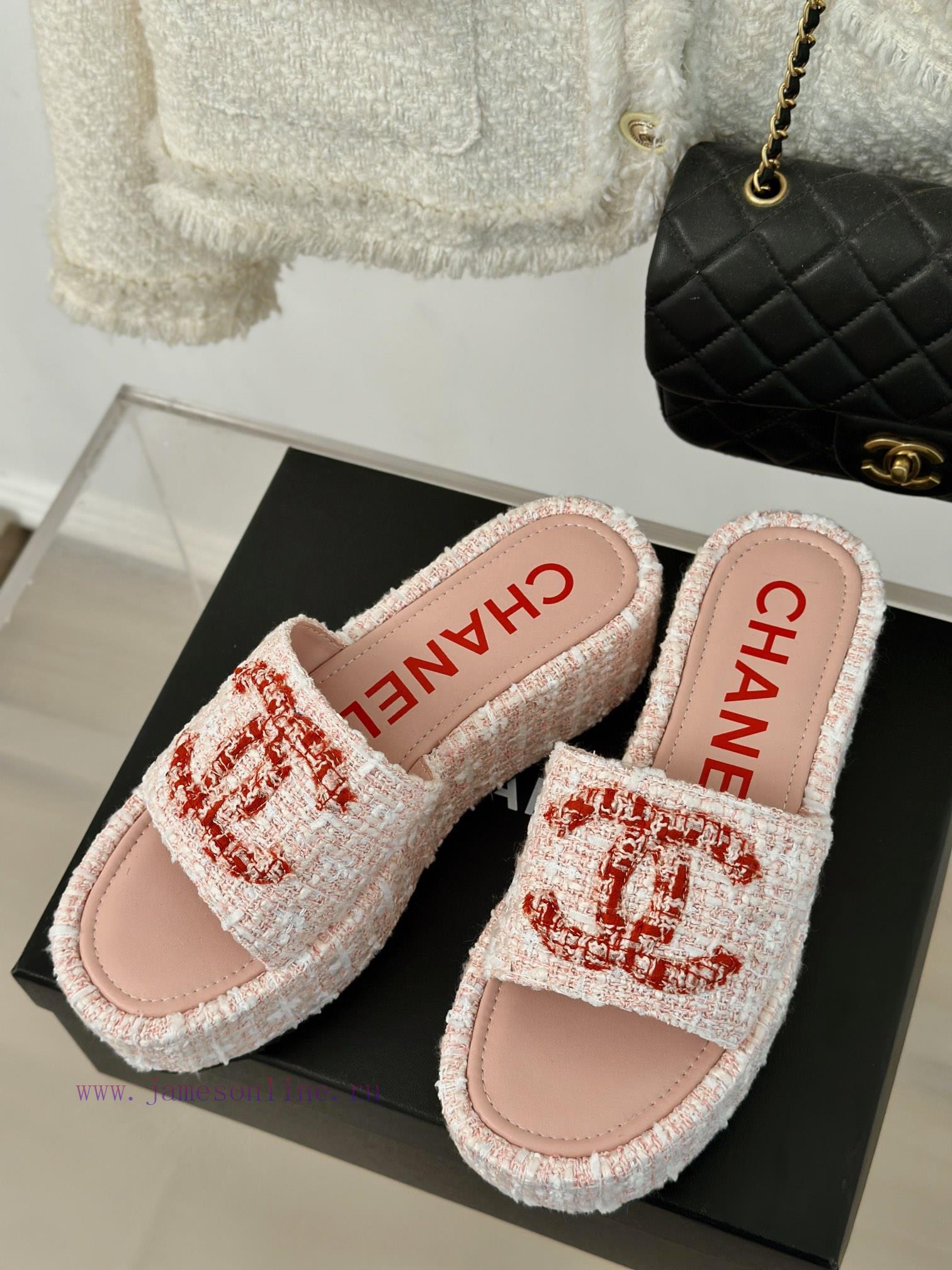 Chanel | Chanel Classic Thick Bottom Large Pair C SlippersMinimalist Double C Design Versatifrjhjvii - Image 3