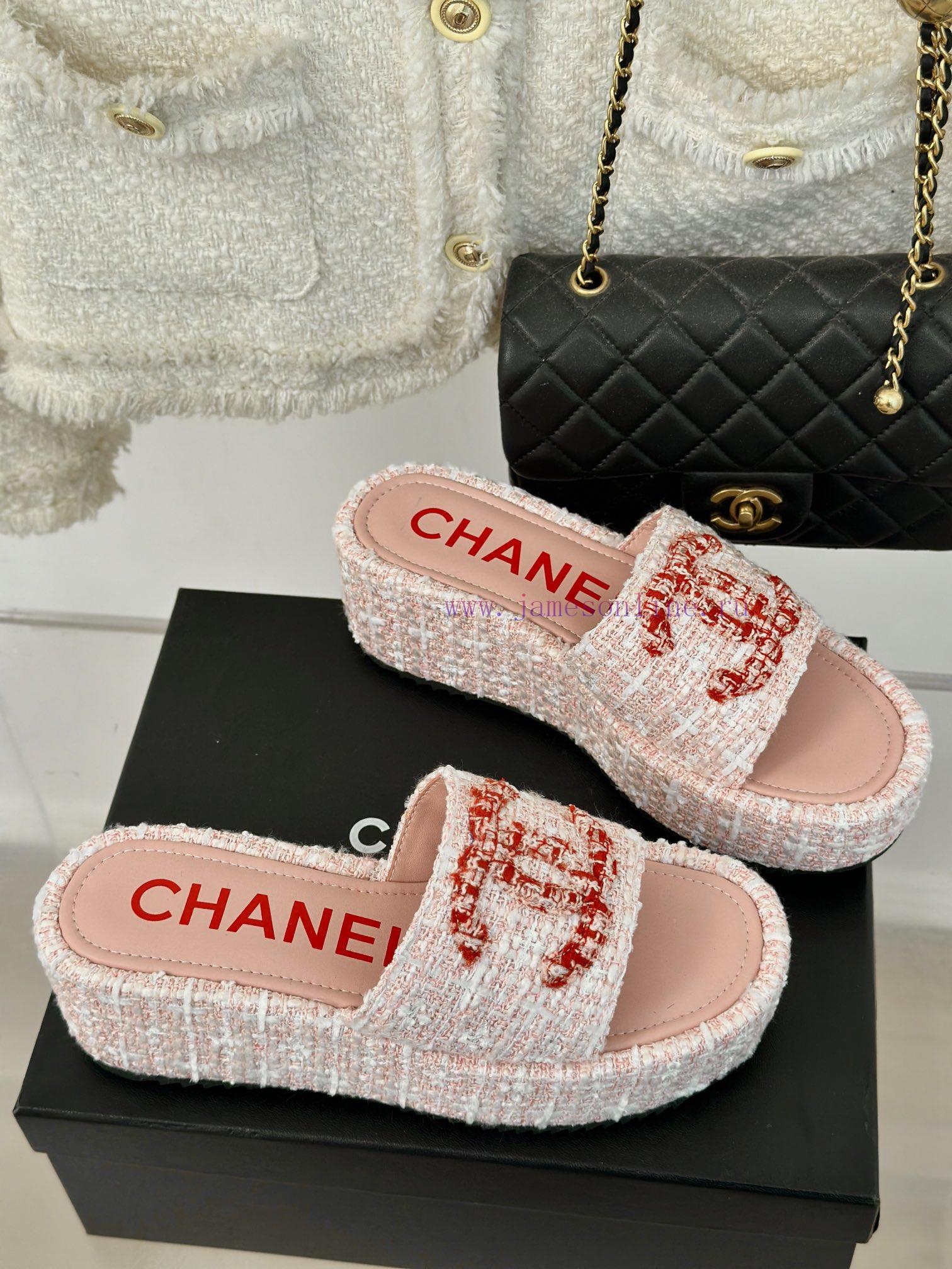Chanel | Chanel Classic Thick Bottom Large Pair C SlippersMinimalist Double C Design Versatifrjhjvii - Image 4