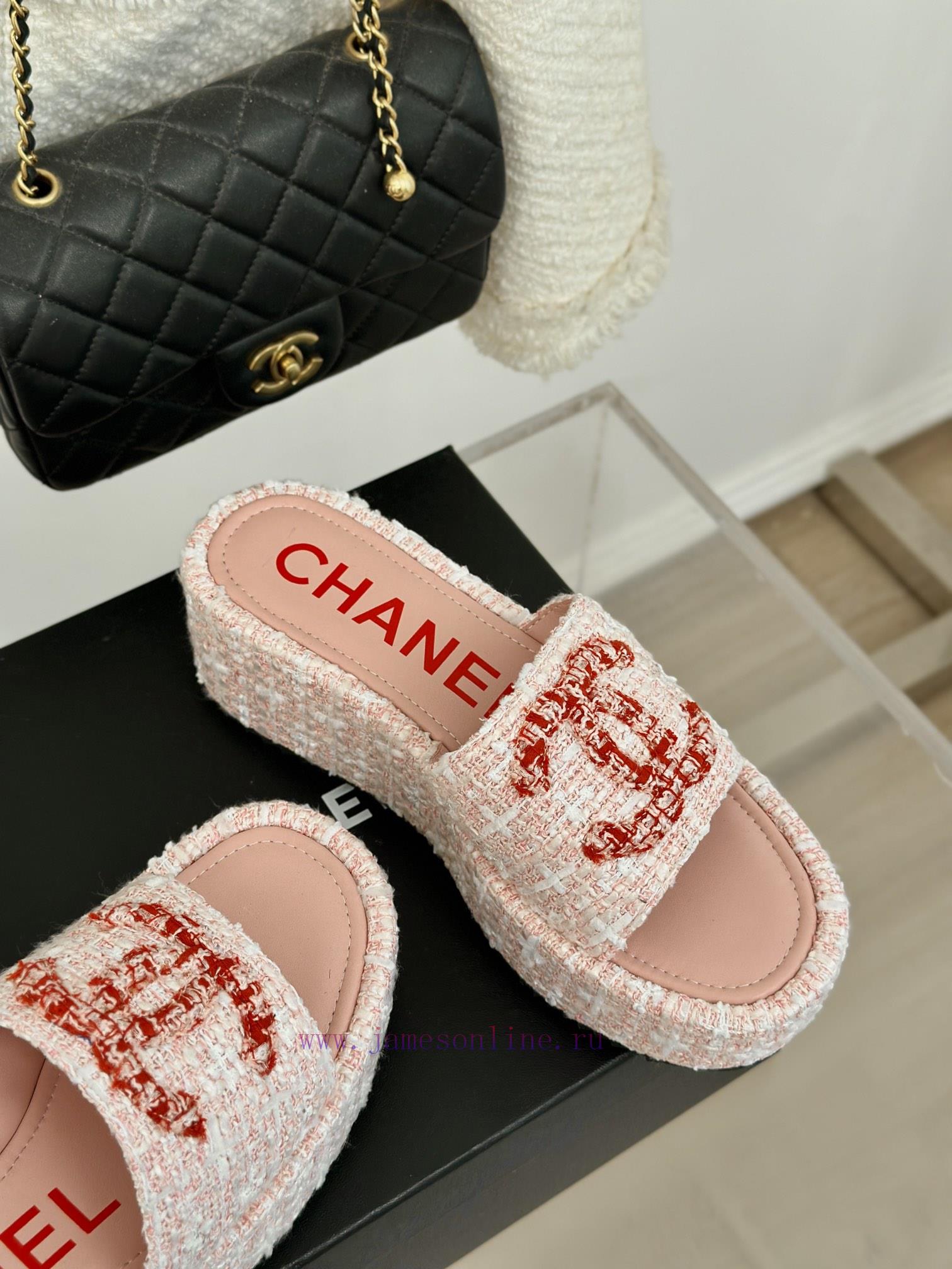 Chanel | Chanel Classic Thick Bottom Large Pair C SlippersMinimalist Double C Design Versatifrjhjvii - Image 6
