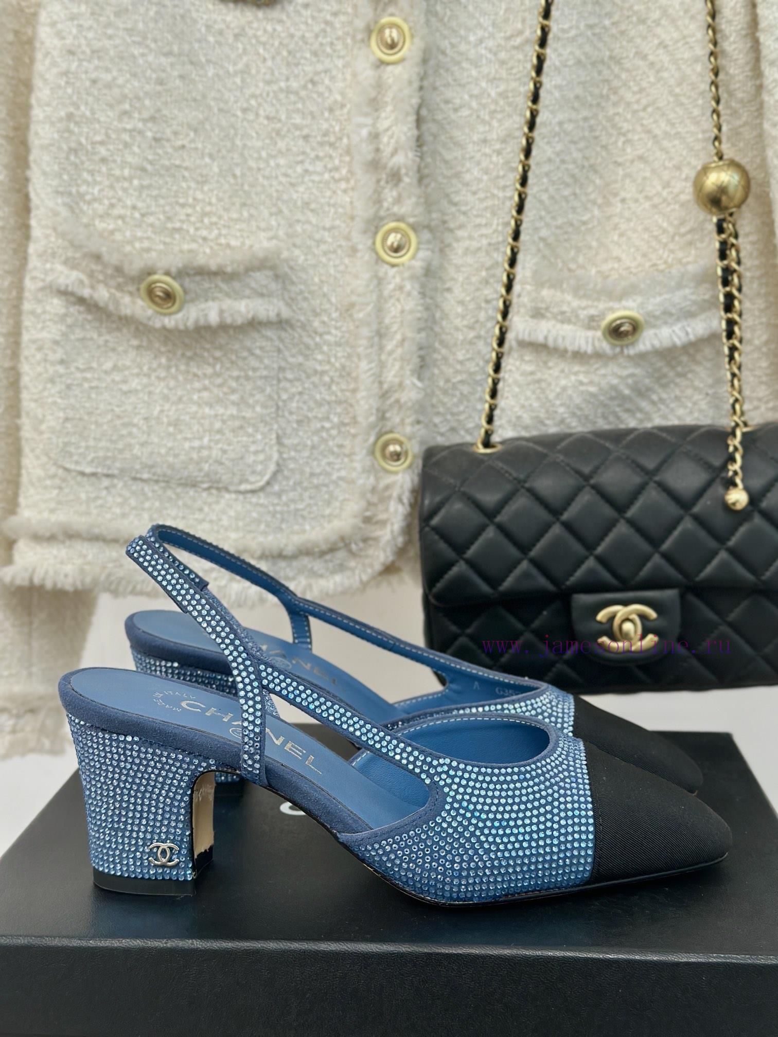 Chanel | Chanel Classic Water Diamond Backhole SandalsThis is probably the legendary princeswccpu13p - Image 2