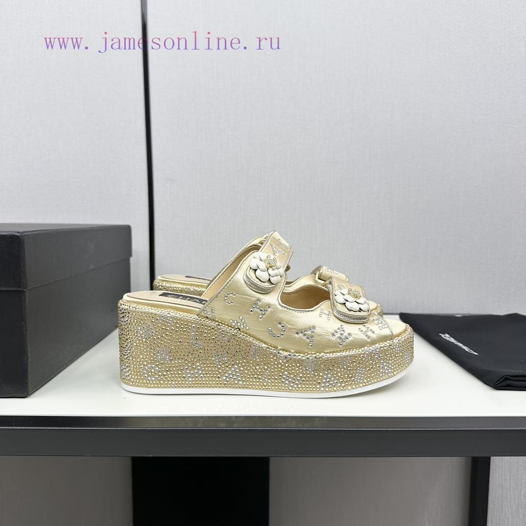 Chanel Chanel 24p Spring/Summer New ProductsSlope heel, thick bottom water platform, full ofmplenzii