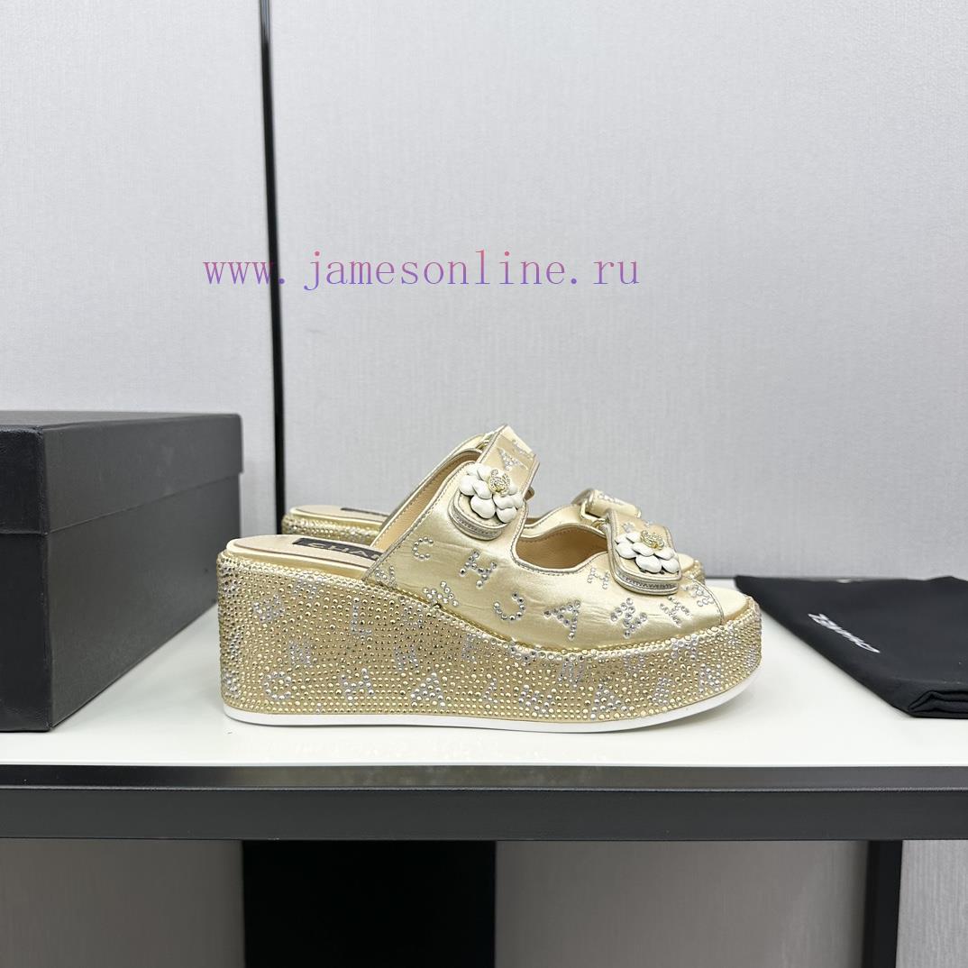 Chanel Chanel 24p Spring/Summer New ProductsSlope heel, thick bottom water platform, full ofmplenzii - Image 2