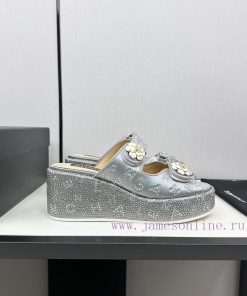 Chanel Chanel 24p Spring/Summer New ProductsSlope heel, thick bottom water platform, full of7r9s6d92