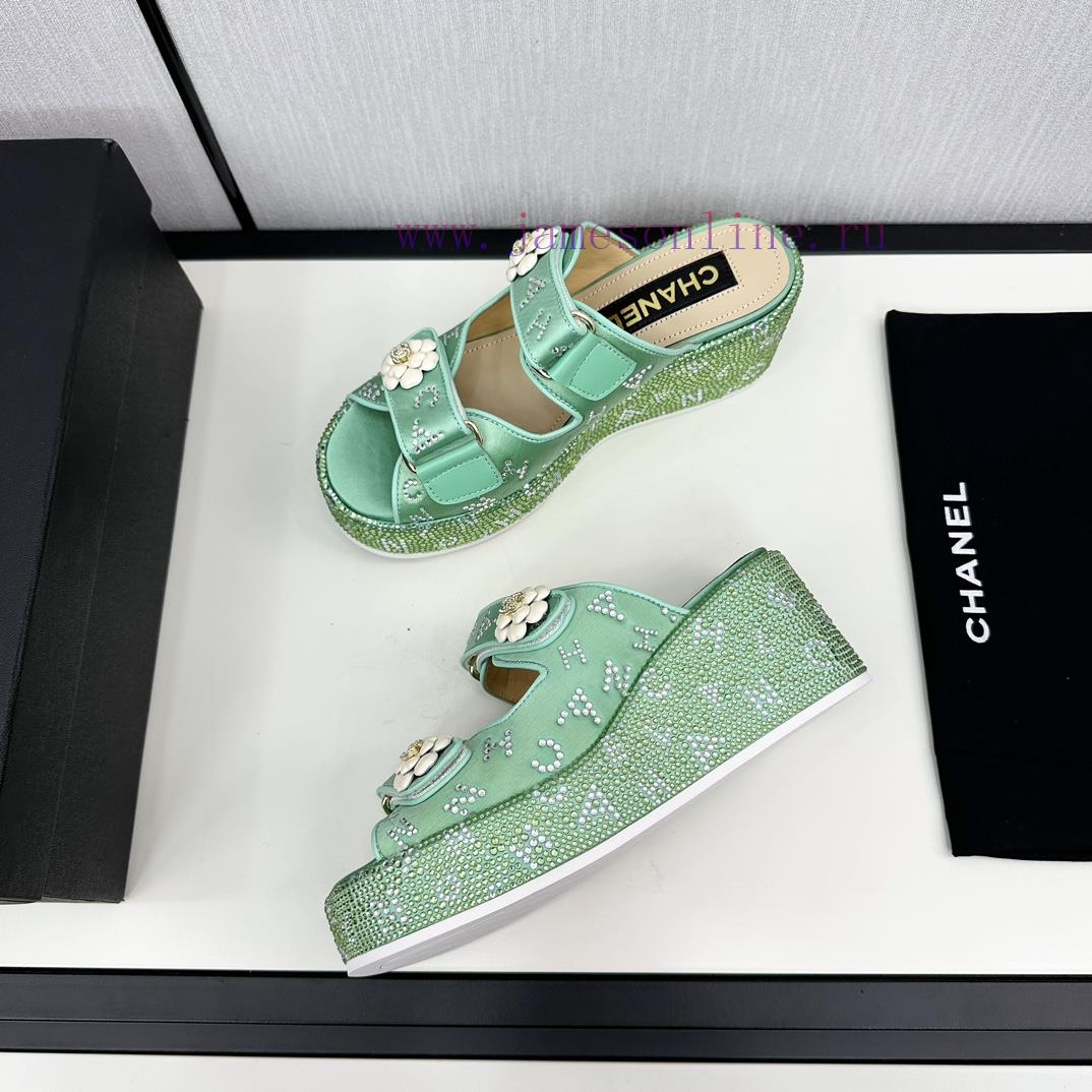 Chanel Chanel 24p Spring/Summer New ProductsSlope heel, thick bottom water platform, full offc1c5wdx - Image 6