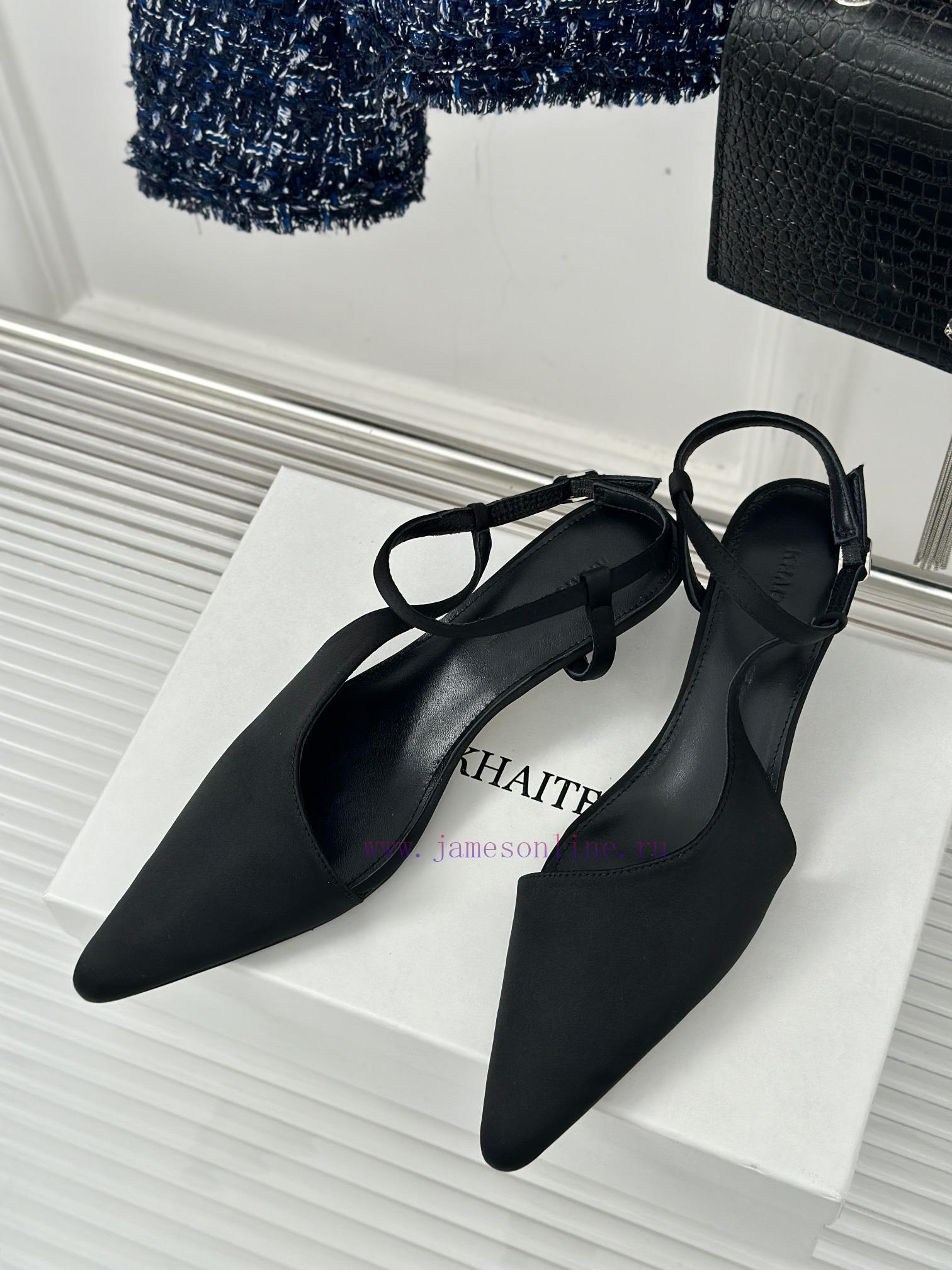 Khaite 24S Spring/Summer New Product Fashionable and Beautiful Pointed Cat and SandalsThe cofv6vknyi - Image 3