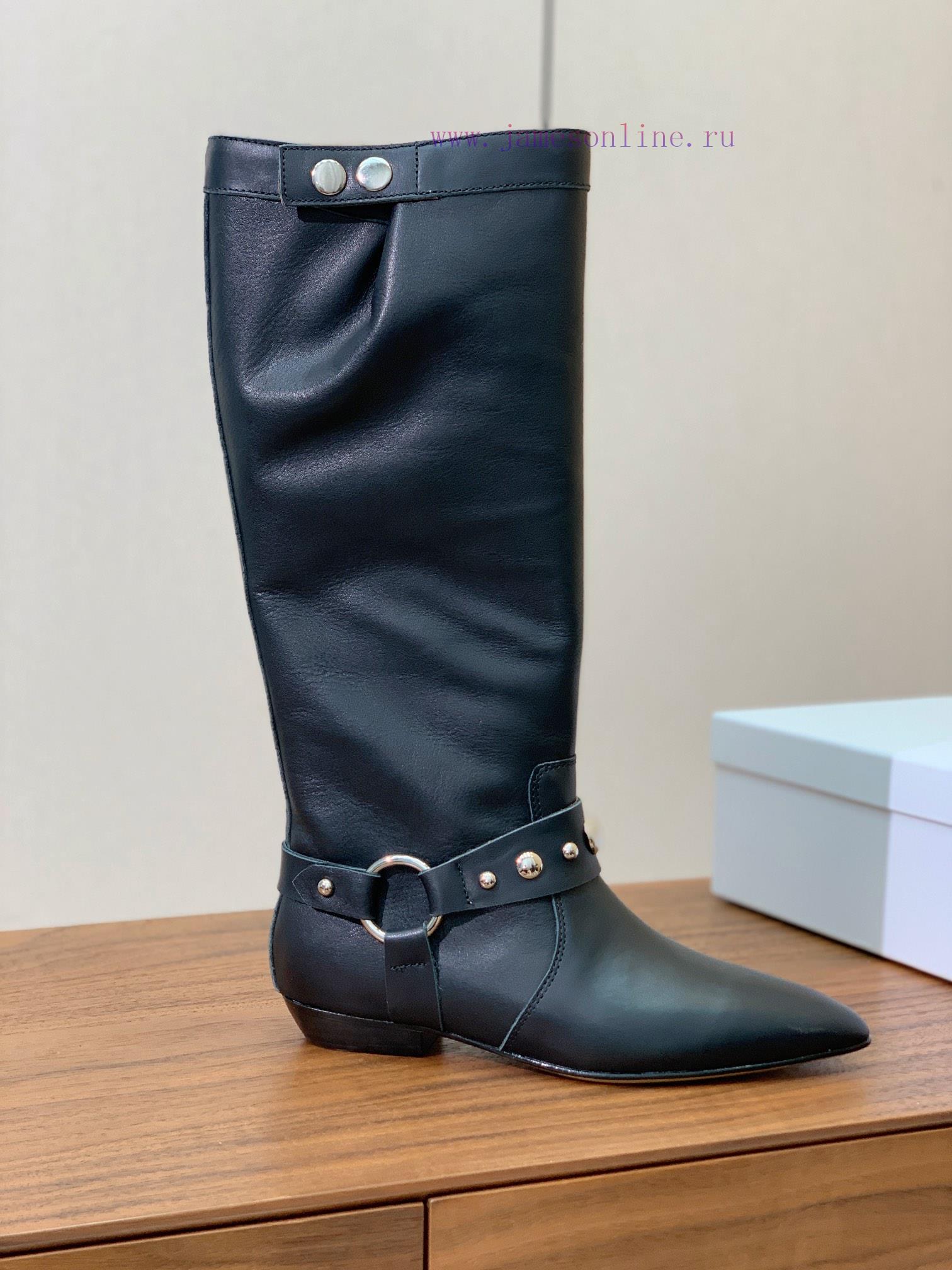 ISABEL MARANT rivet boots are a simple and versatile material with a top layer of calf leathbaxbn0ms - Image 7