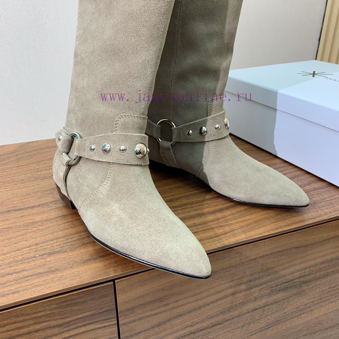 ISABEL MARANT rivet boots are a simple and versatile material with a top layer of calf leath5rqn9k3u - Image 9