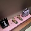The mostAQUAZURA Big Pineapple Pearl Decorative High Heels2024 spring/summer rhinestone decokax9od9n