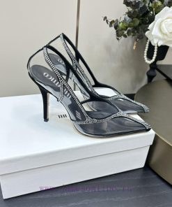 The Attico24 Autumn New High HeelsThis high-heeled shoe is made of 100% suede leather and PVn0165xsn