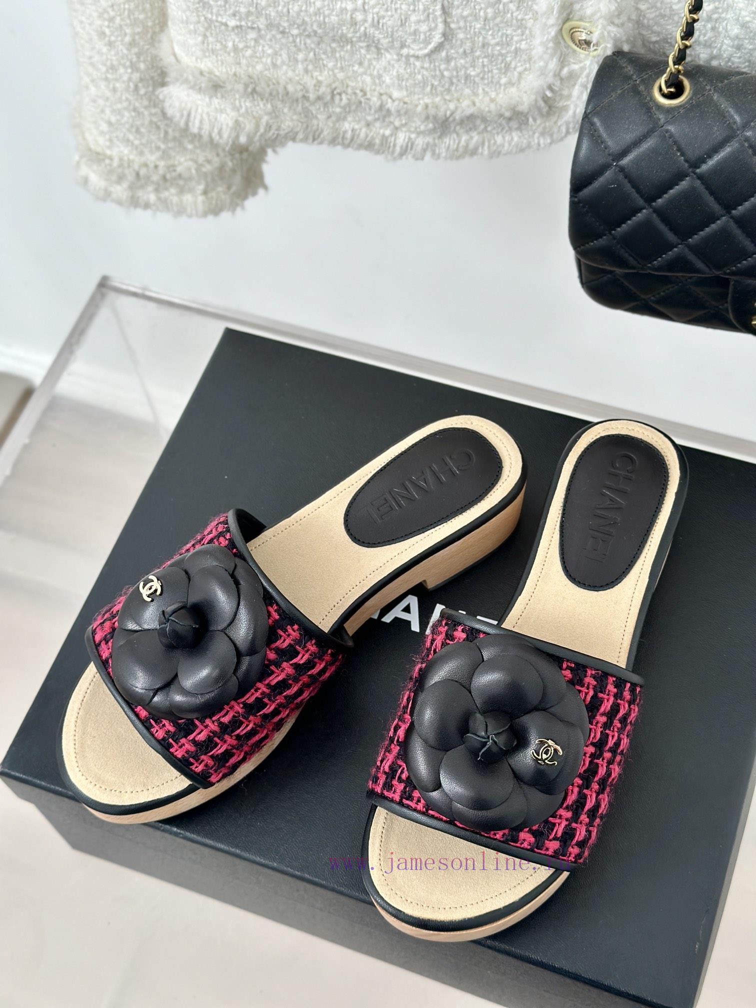 Chanel | Chanel 24P Spring/Summer New ProductsThick Bottom Mountain Camellia Slippers Series1mi1lyq8 - Image 3