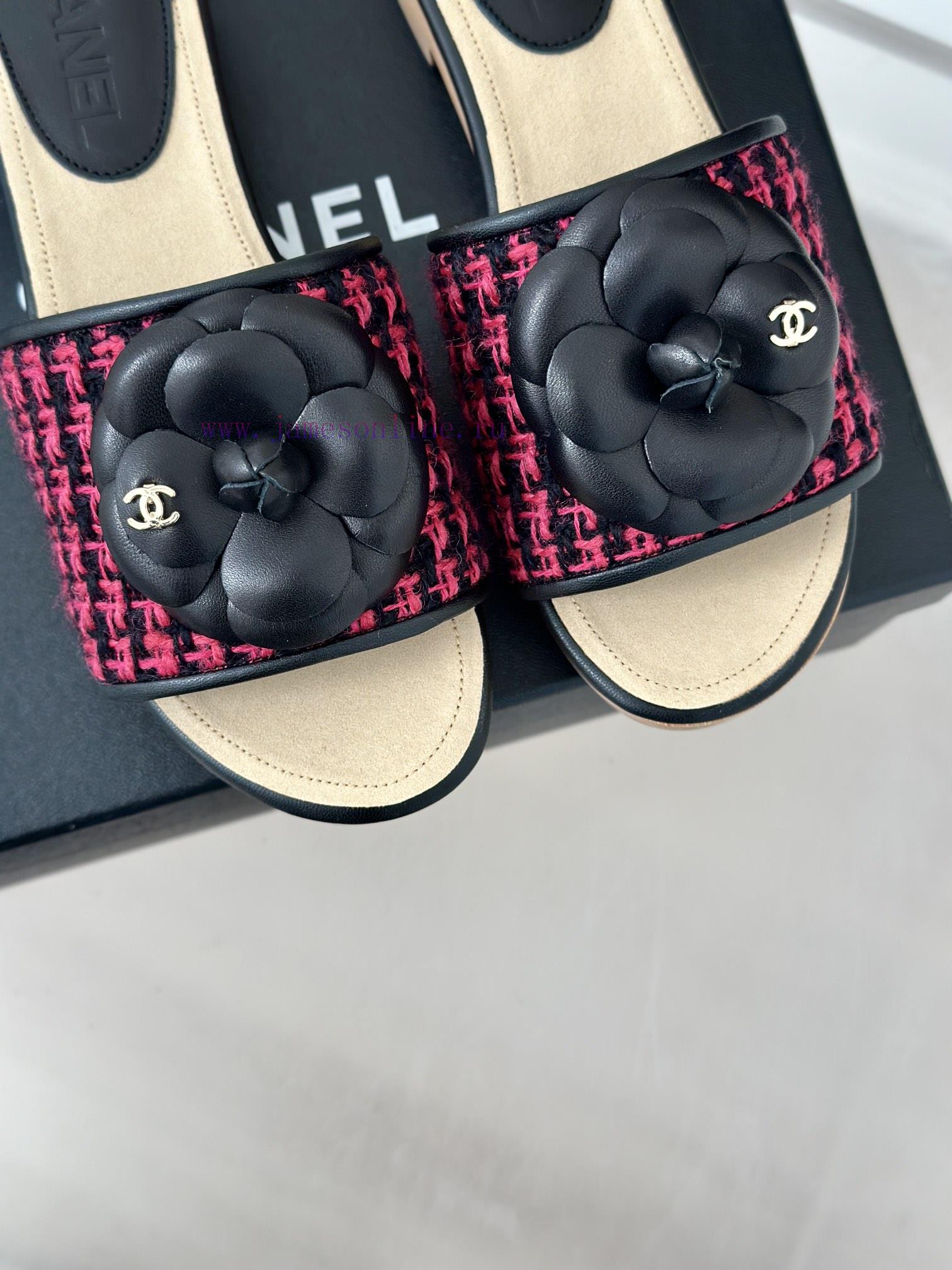 Chanel | Chanel 24P Spring/Summer New ProductsThick Bottom Mountain Camellia Slippers Series1mi1lyq8 - Image 8