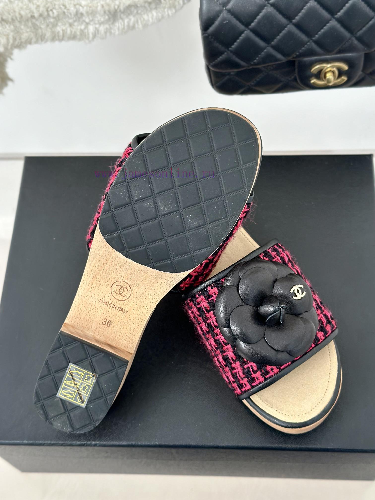 Chanel | Chanel 24P Spring/Summer New ProductsThick Bottom Mountain Camellia Slippers Series1mi1lyq8 - Image 10