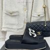 Chanel | Chanel Classic Thick Bottom Water Diamond Large Pair C SlippersMinimalist Double C 2eye0omw