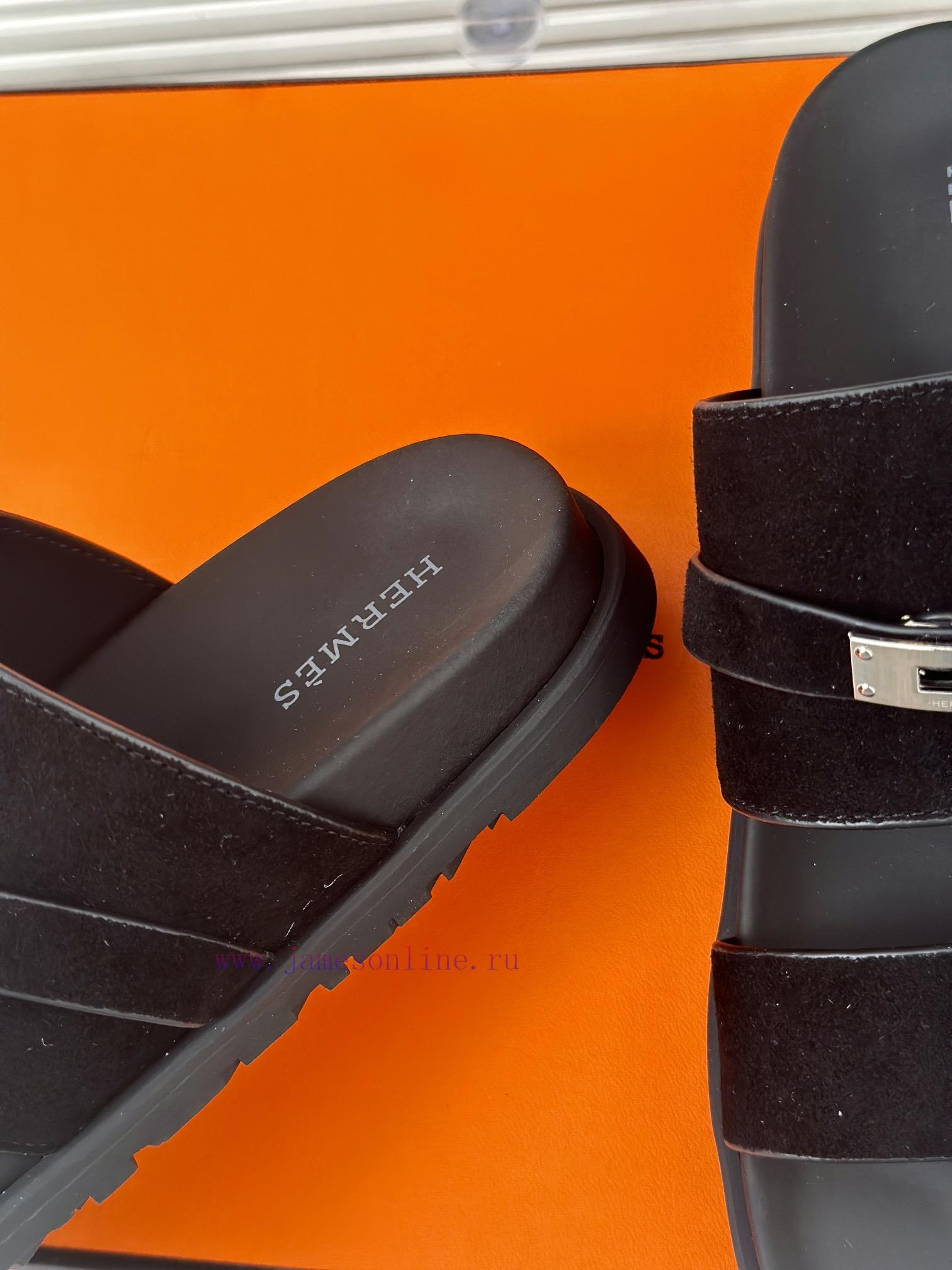 Male+10Herm è s/Herm è s Classic Kelly Button Second Uncle SlippersKelly's buckle is complet3was91ib - Image 7