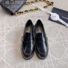 Chanel's new loafers classic chain decoration simple and atmospheric chain logo exquisite an08bp7rmv