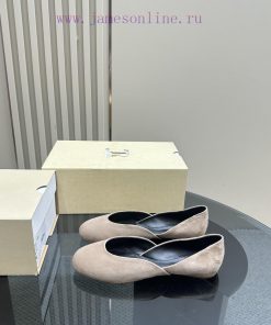 The row2024 new niche French Mary Jane single shoes Le Fu shoes single shoes women's genuinehbfes0lo
