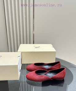 The row2024 new niche French Mary Jane single shoes Le Fu shoes single shoes women's genuinei8sj3p9z