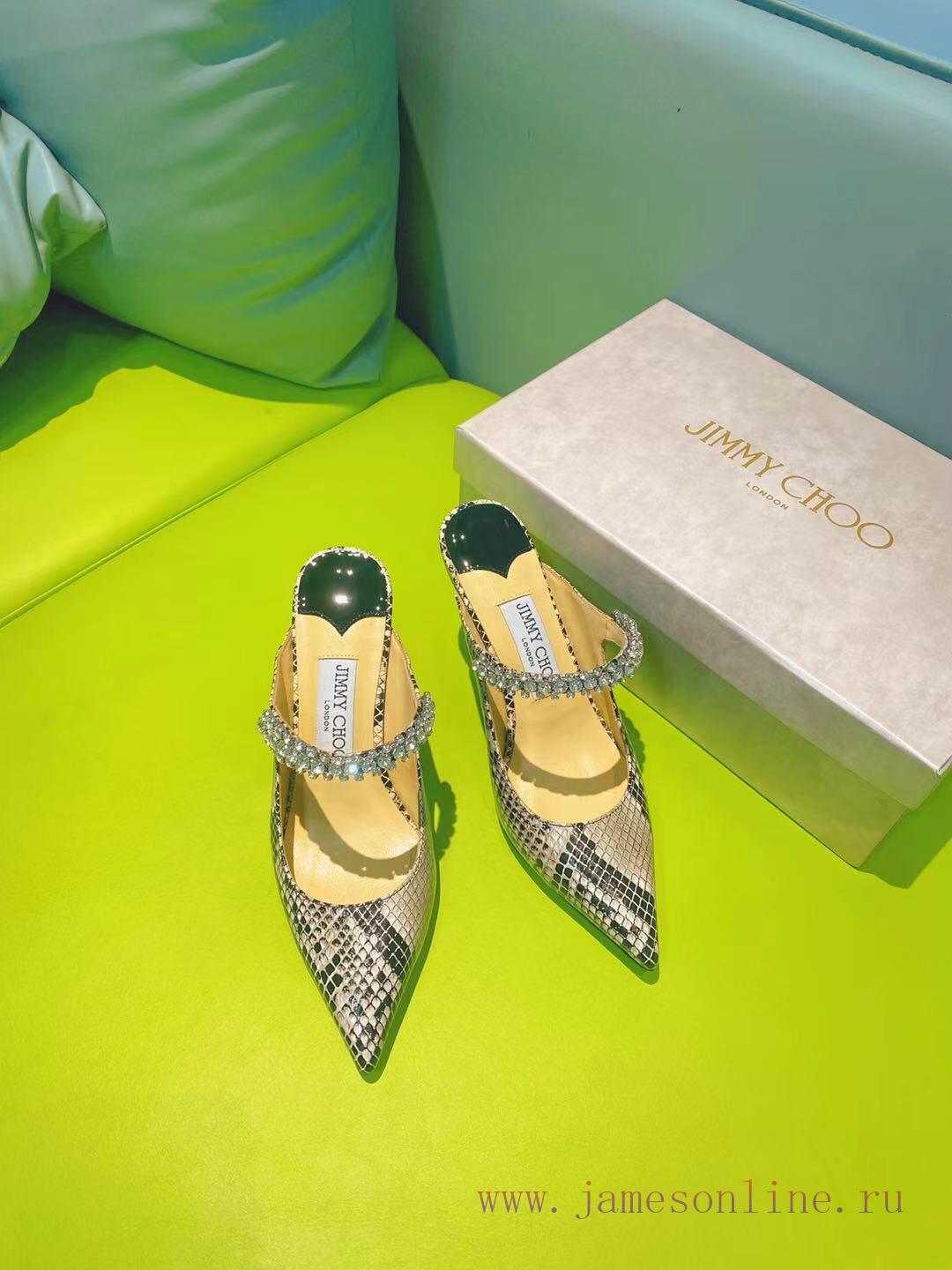 Jimmy Choo's new snake patterned sandals, classic high heelsJimmv's new sandals are super shftv2mppa - Image 5