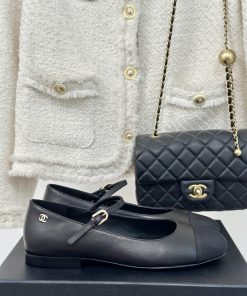 Chanel | Chanel 24P Autumn/Winter New Product ShowMary Jane shoes with thick heels in a singlbqucqnf