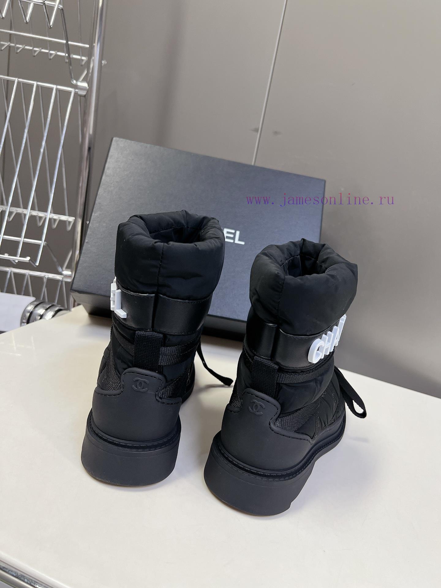 Chanel Coco neige Chanel ski series height increasing shoes ski shoes snow boots original puiubv3ww8 - Image 9