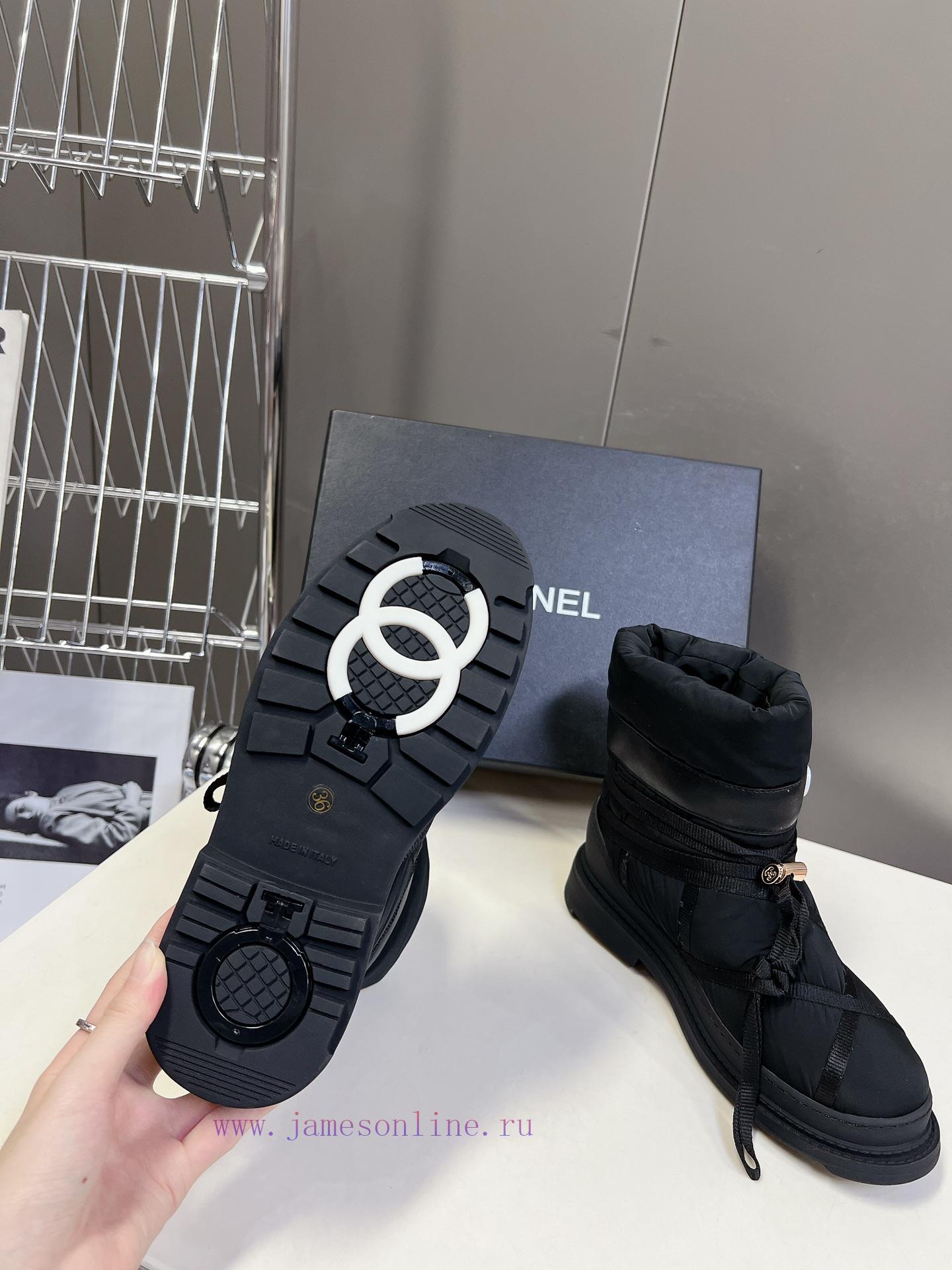 Chanel Coco neige Chanel ski series height increasing shoes ski shoes snow boots original puiubv3ww8 - Image 10