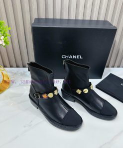 CHANEL 2024 Autumn Martin Boots Single Shoes Sandals SlippersEuropean purchasing agent&Xiang3vkni05t