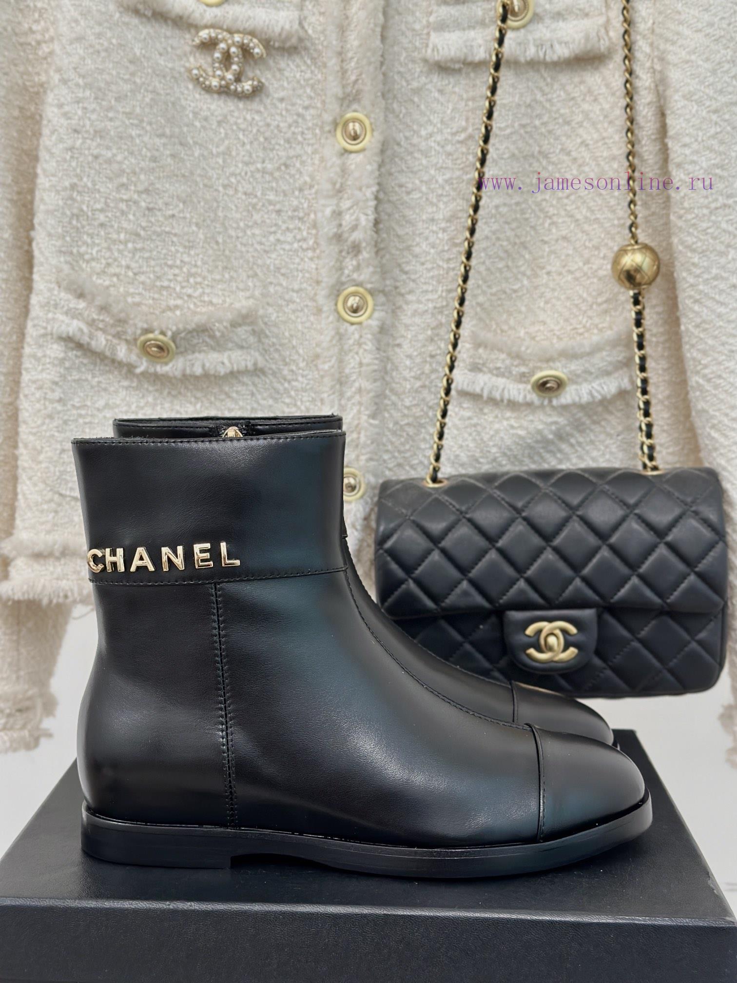 Chanel | Chanel Classic Autumn/Winter New ProductsLetter inside height increasing boot serievty0fe63 - Image 2