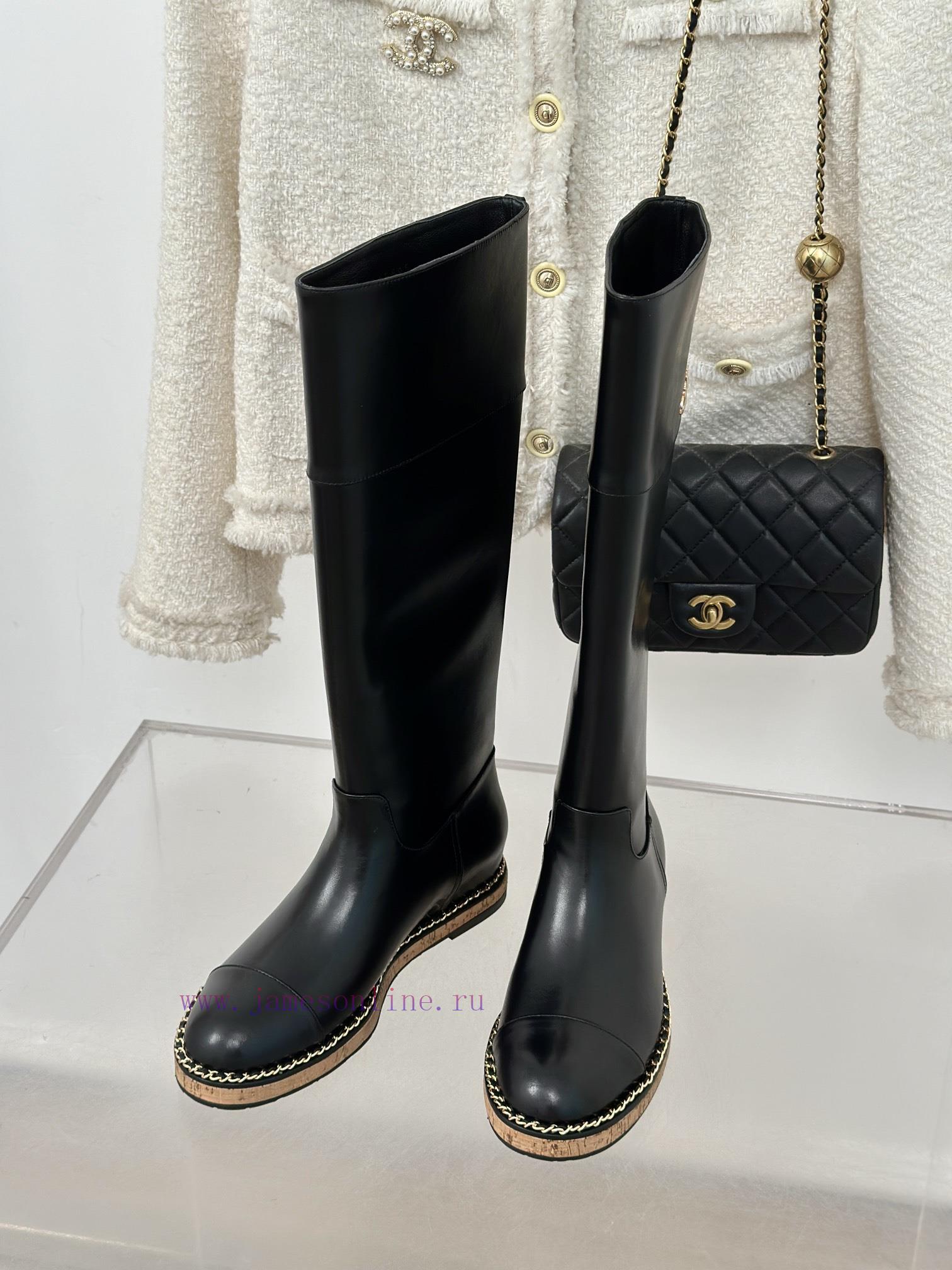 Chanel | Chanel Classic Autumn/Winter New ProductsLetter inside height increasing boot serie8ngsonvd - Image 3