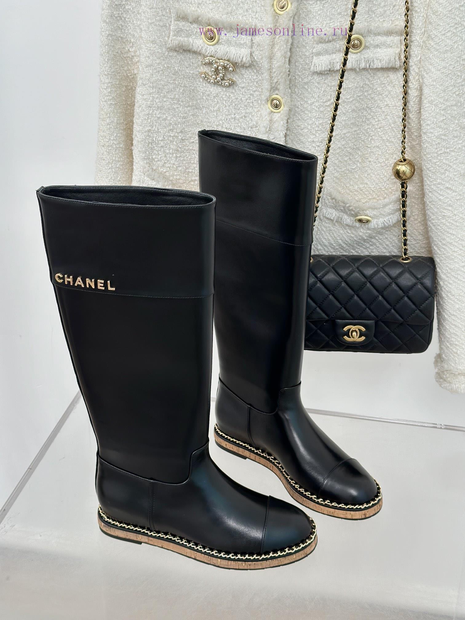 Chanel | Chanel Classic Autumn/Winter New ProductsLetter inside height increasing boot serie8ngsonvd - Image 4