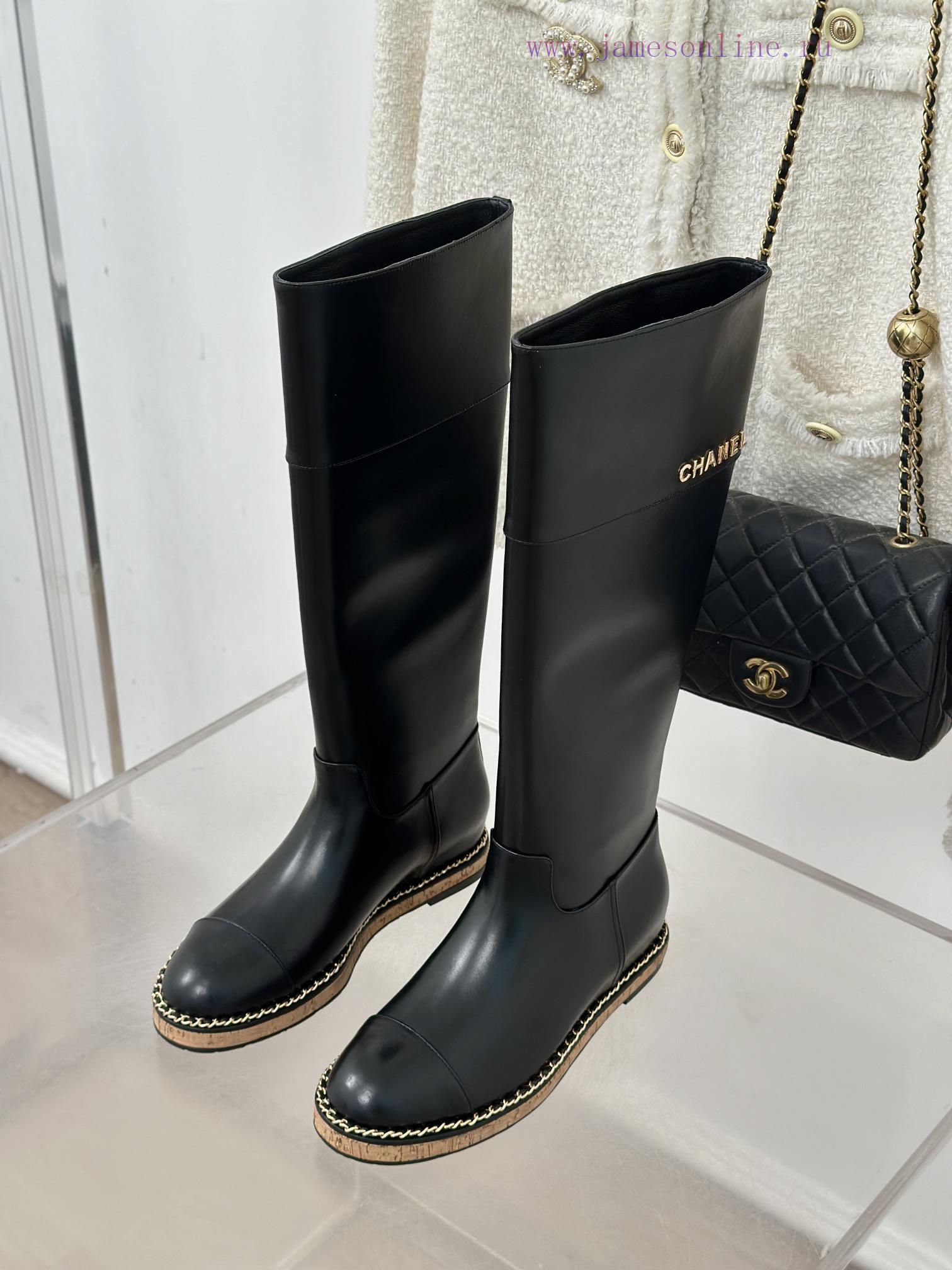 Chanel | Chanel Classic Autumn/Winter New ProductsLetter inside height increasing boot serie8ngsonvd - Image 7