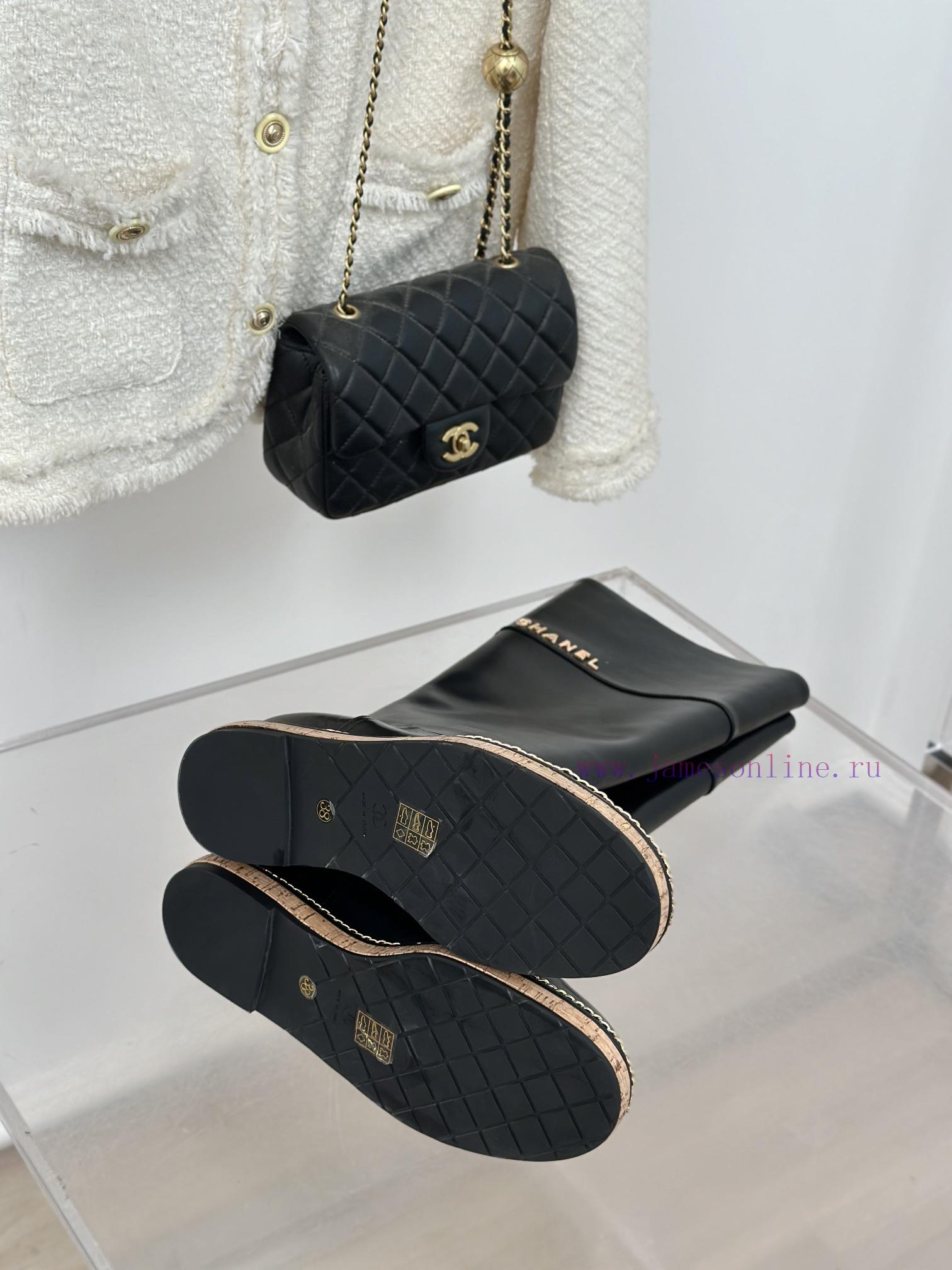Chanel | Chanel Classic Autumn/Winter New ProductsLetter inside height increasing boot serie8ngsonvd - Image 10