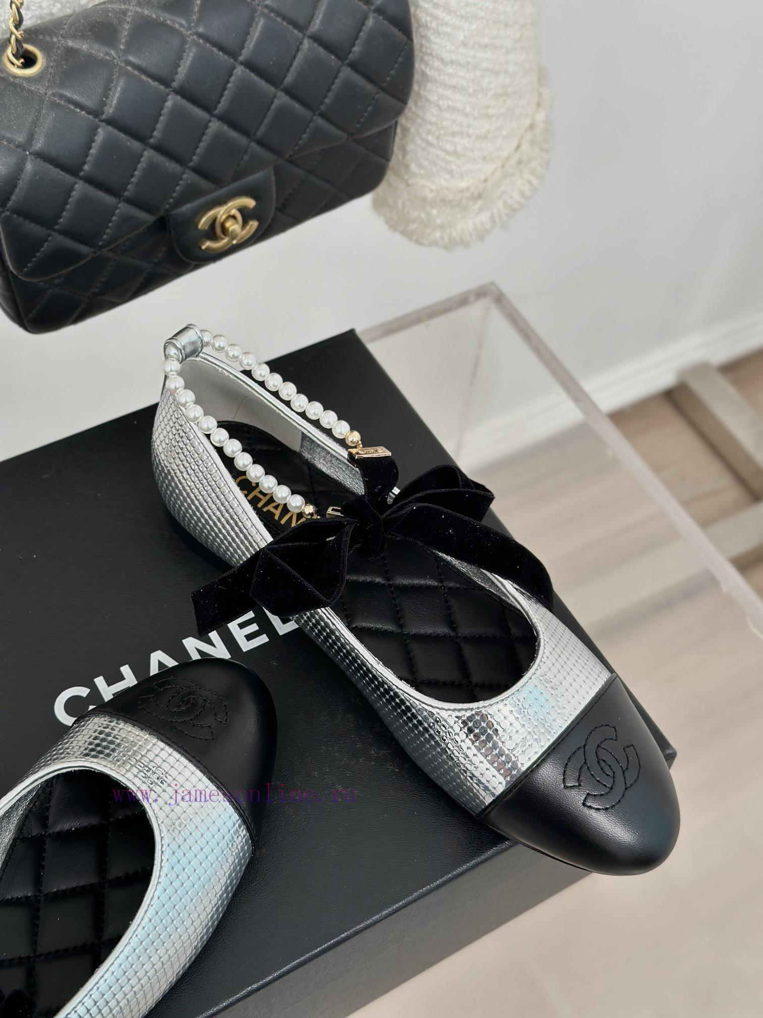 Chanel | Chanel Classic Pearl Chain Foot Ring Mary Jane ShoesOriginal purchase and developme2h7lxu6i - Image 6