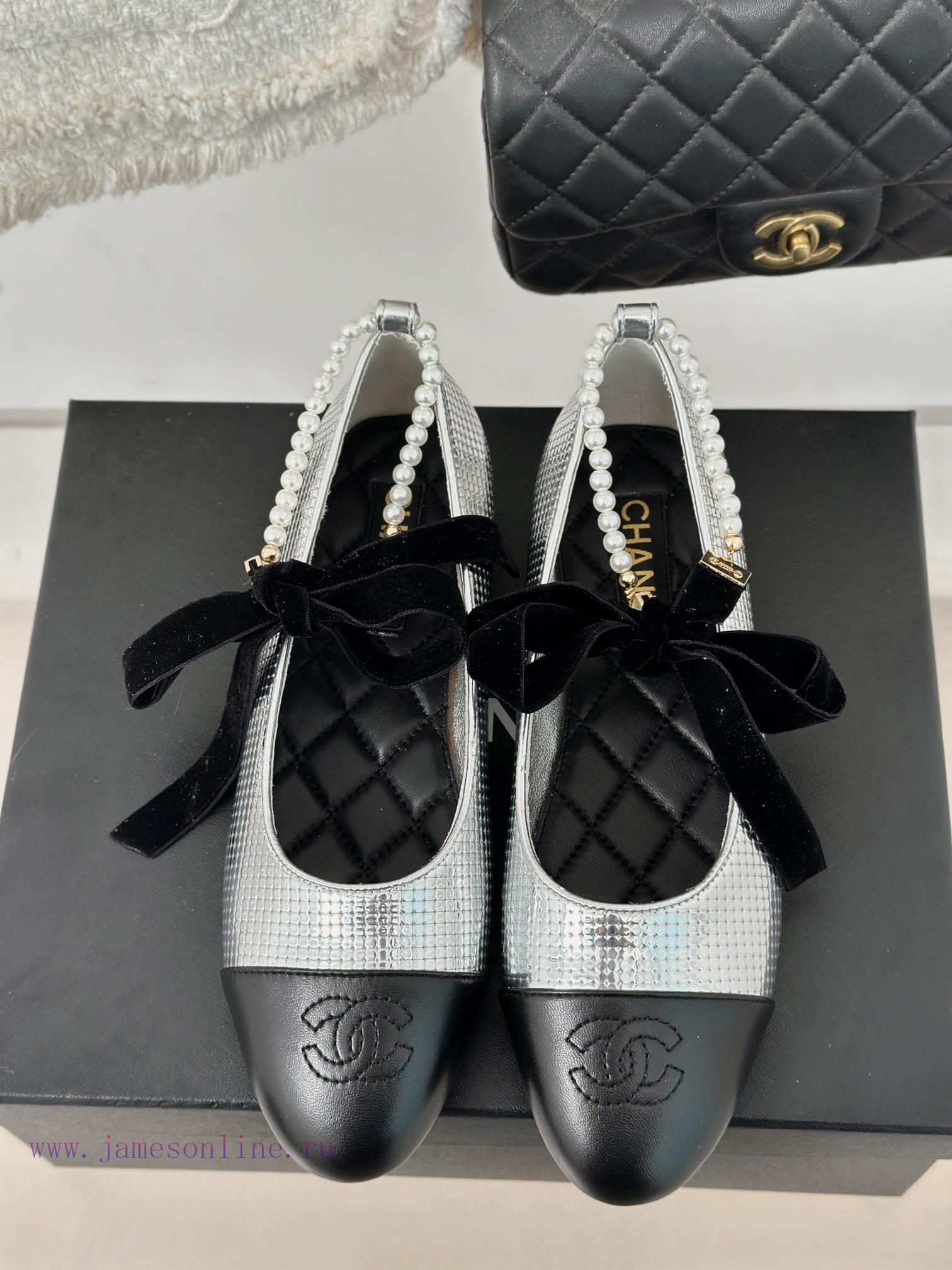 Chanel | Chanel Classic Pearl Chain Foot Ring Mary Jane ShoesOriginal purchase and developme2h7lxu6i - Image 7