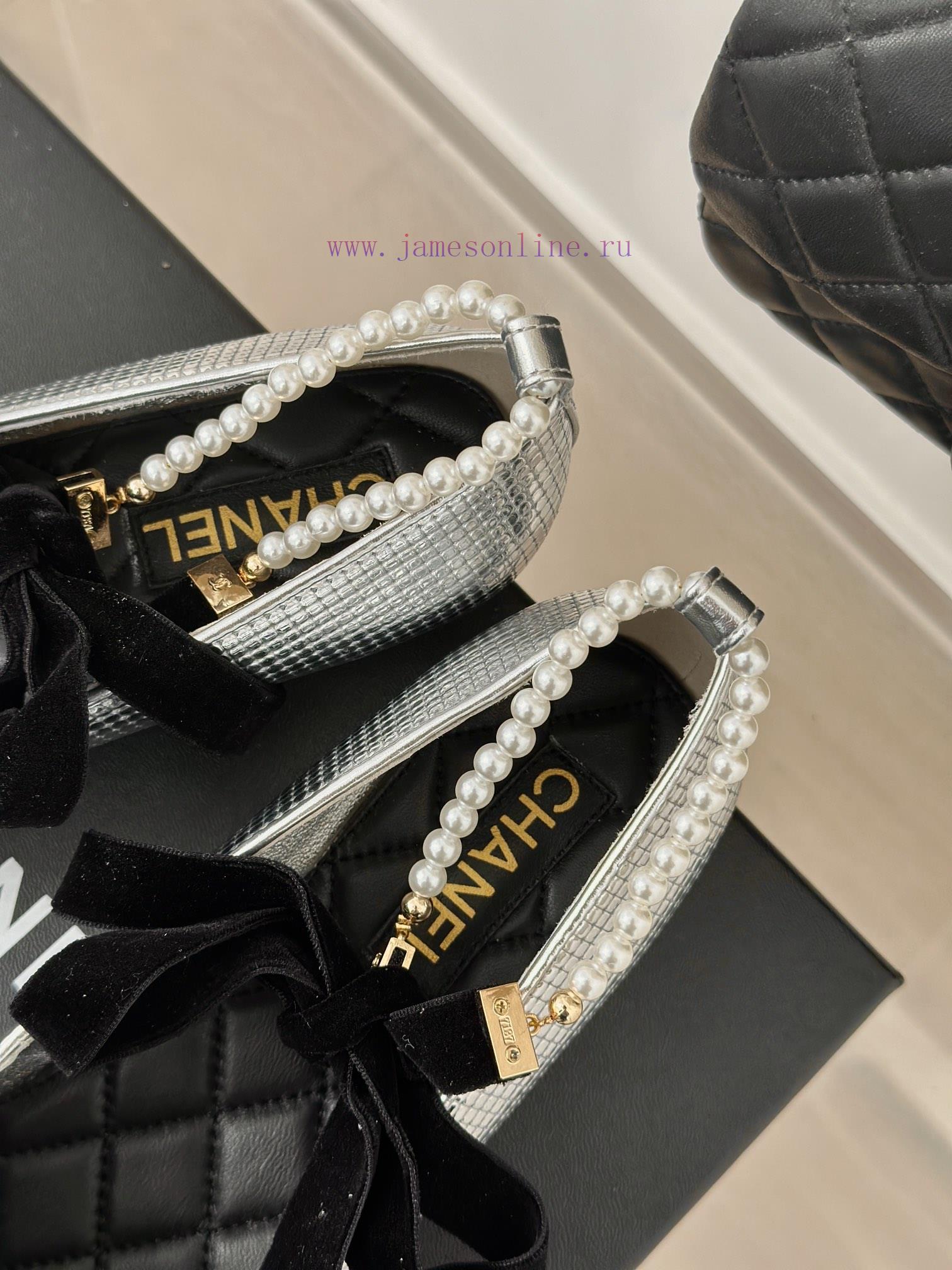 Chanel | Chanel Classic Pearl Chain Foot Ring Mary Jane ShoesOriginal purchase and developme2h7lxu6i - Image 9
