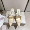 Jimmy Choo2024ssRali Lafite Grass Knitted Pointed Single Shoes, with a small sheepskin crossvnmq1hs8