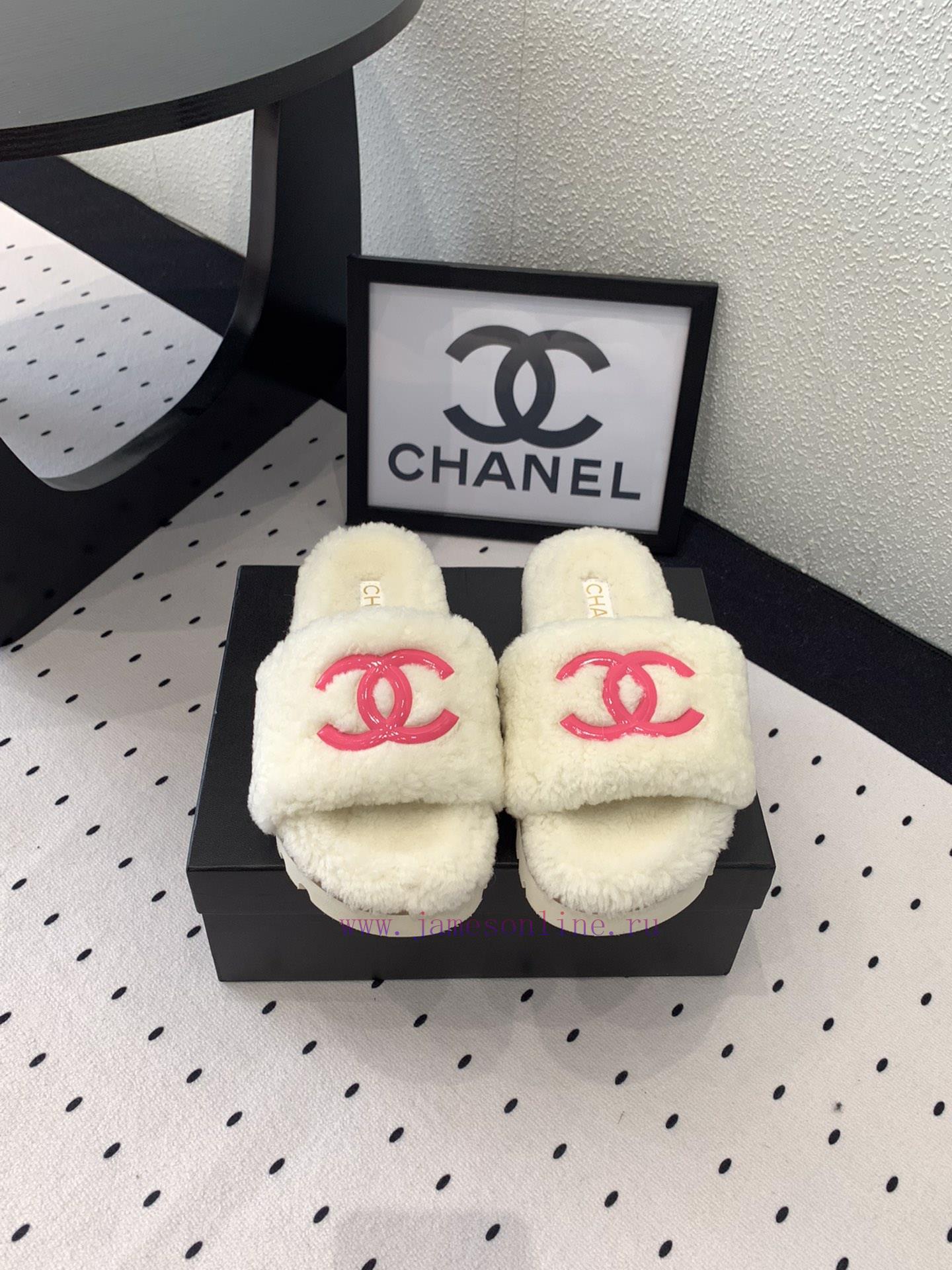 Chanel's new thick soled hairy shoes are fashionable and stylish, with a delicate and soft t8u7vv497 - Image 2
