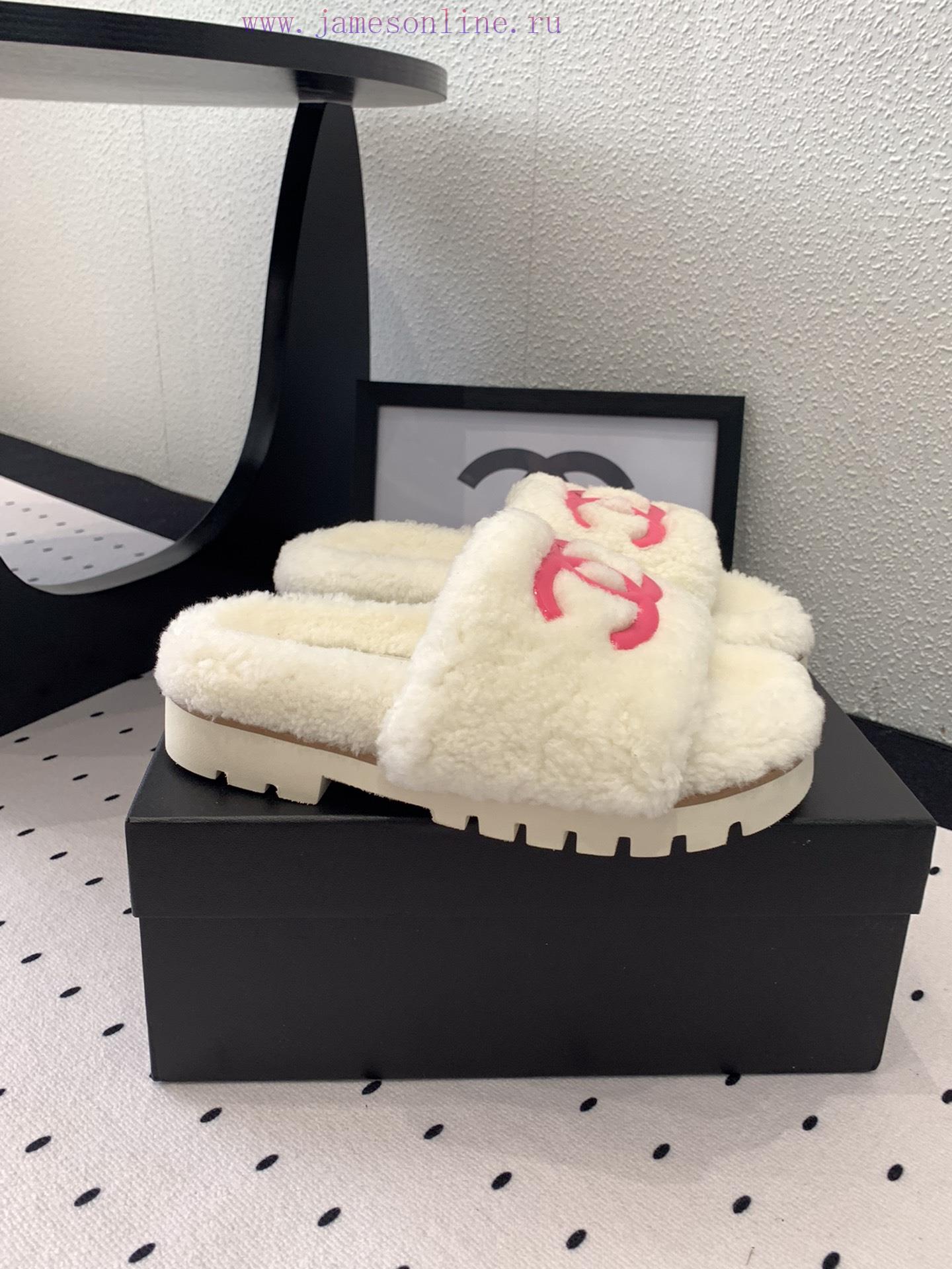 Chanel's new thick soled hairy shoes are fashionable and stylish, with a delicate and soft t8u7vv497 - Image 3