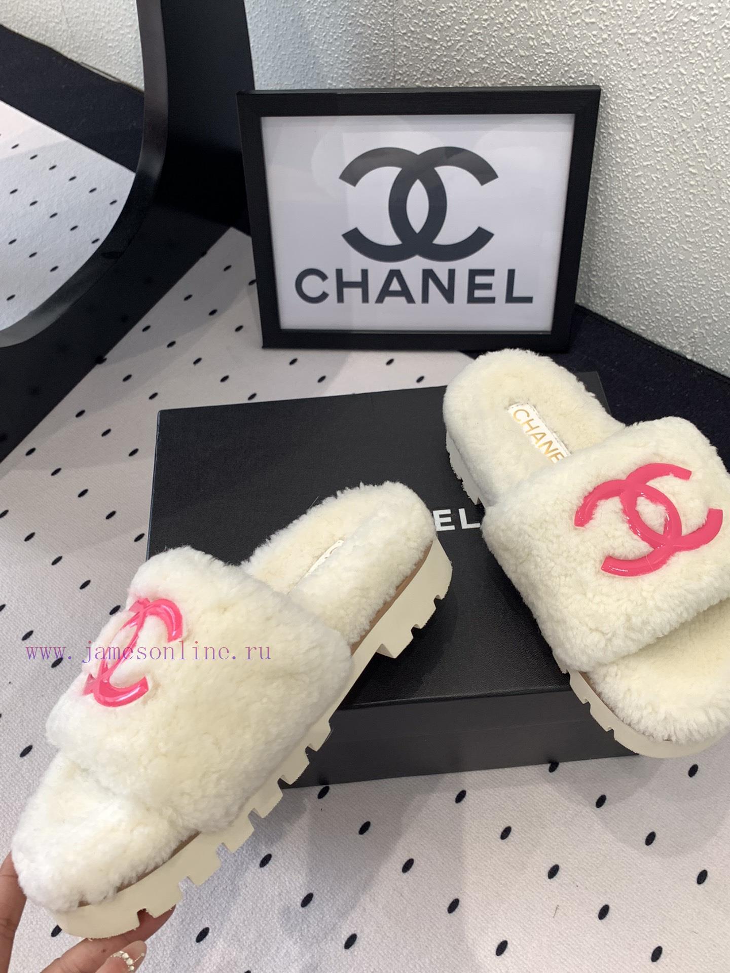 Chanel's new thick soled hairy shoes are fashionable and stylish, with a delicate and soft t8u7vv497 - Image 4