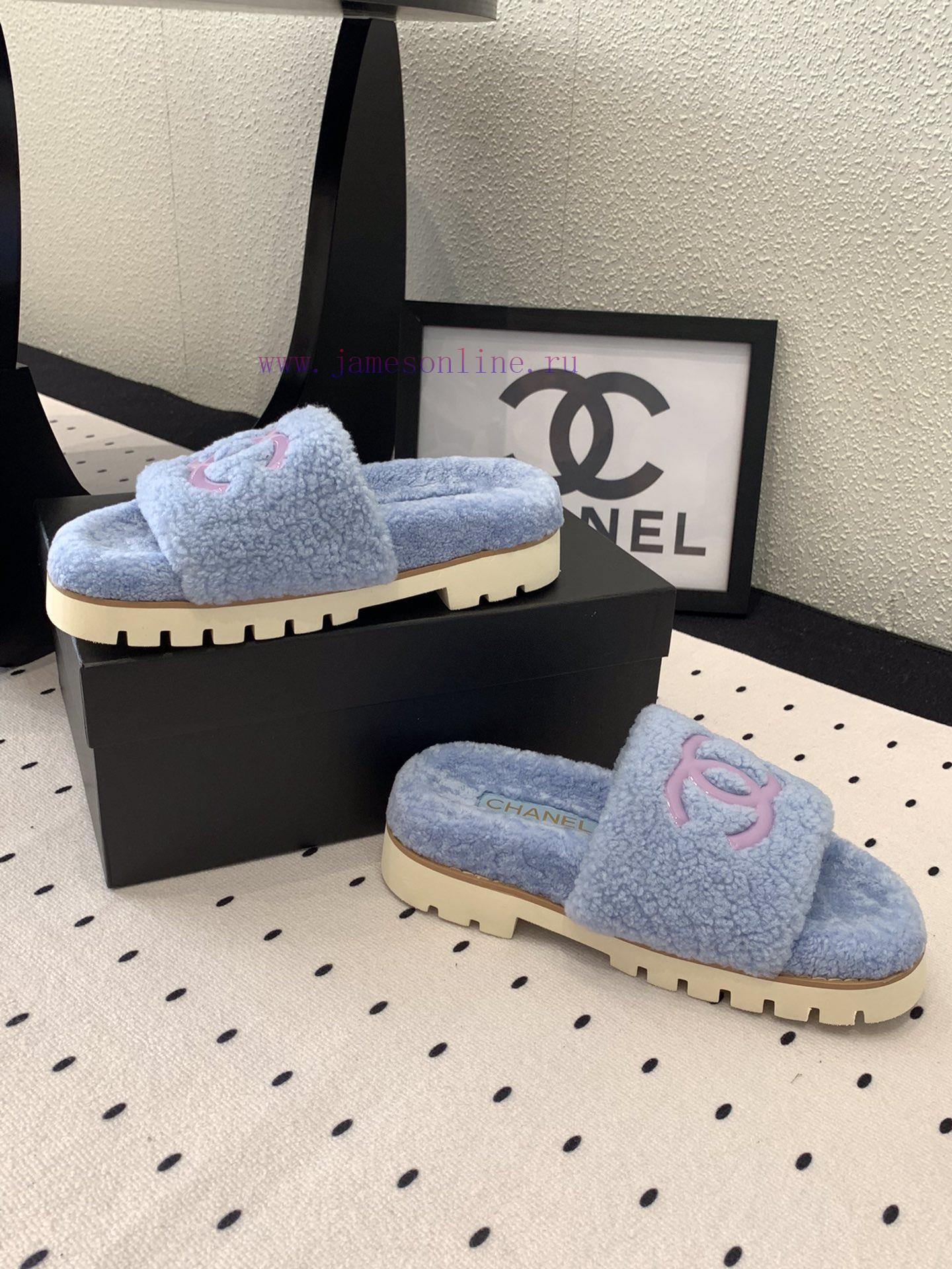 Chanel's new thick soled hairy shoes are fashionable and stylish, with a delicate and soft tzz4ffb8y - Image 3